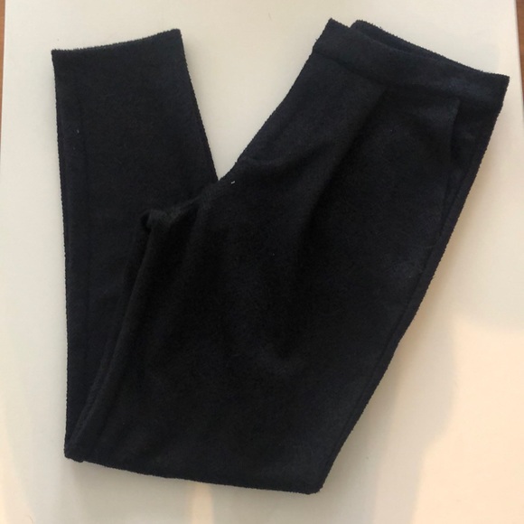 Leith Pants - Leith Pleated Highwaisted Black Pants